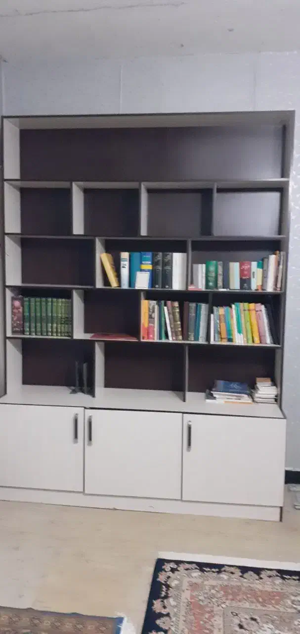 کتاب خونه|کتابخانه، شلف، قفسههای دیواری|بندر ماهشهر, |دیوار