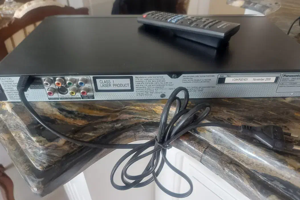دی وی دی پاناسونیک در حد نو|پخش‌کننده DVD و ویدیو|تهران, شهرک غرب|دیوار