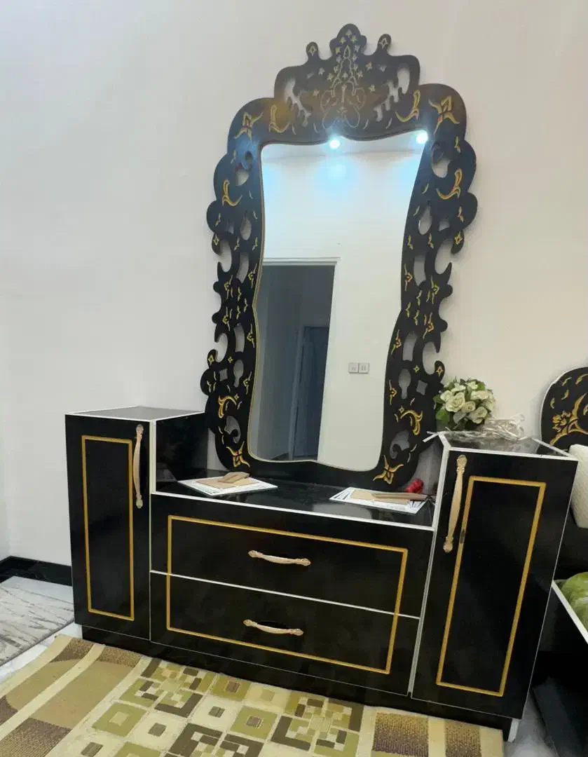 تخت خواب دونفره|تخت و سرویس خواب|جم, |دیوار