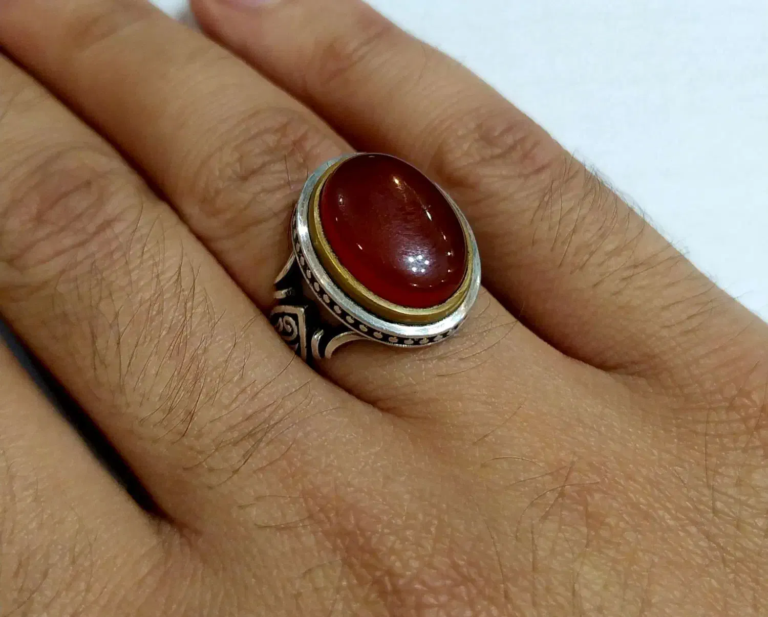 انگشتر عقیق یمنی|جواهرات|فردیس, قریشی|دیوار