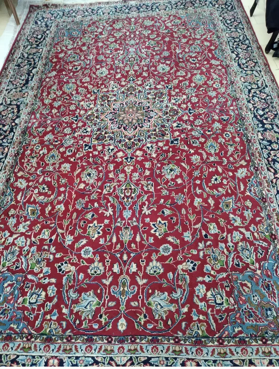 فرش دستباف قدیمی نو|فرش|تهران, نیلوفر|دیوار