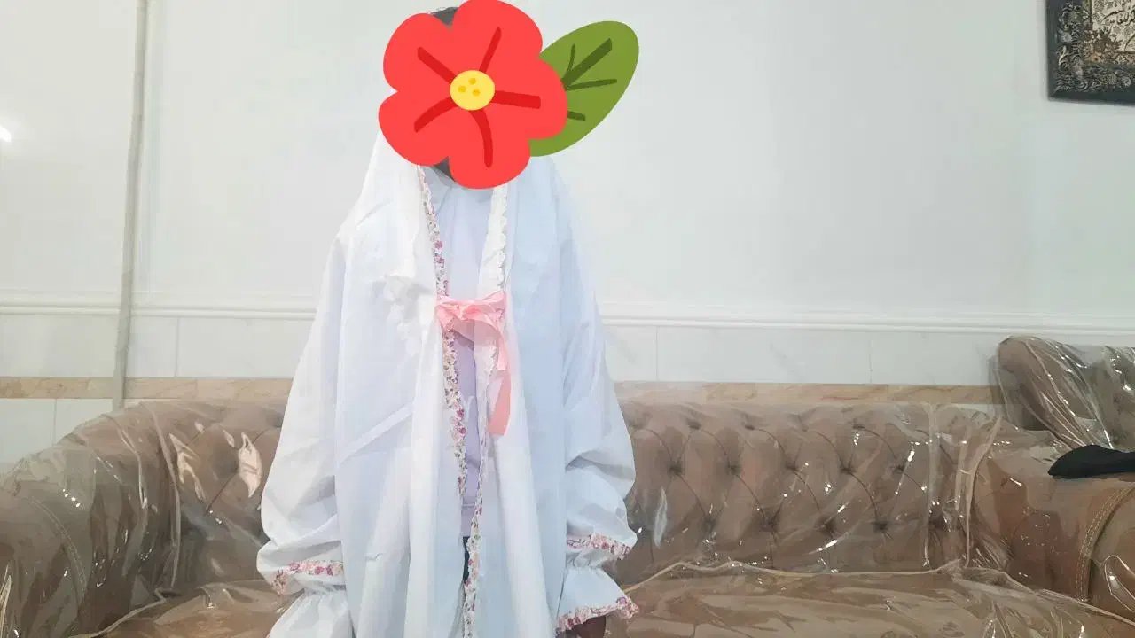 چادر نماز جشن تکلیف نو آکبند بدون استفاده قد ۱۳۶|لباس|زابل, |دیوار