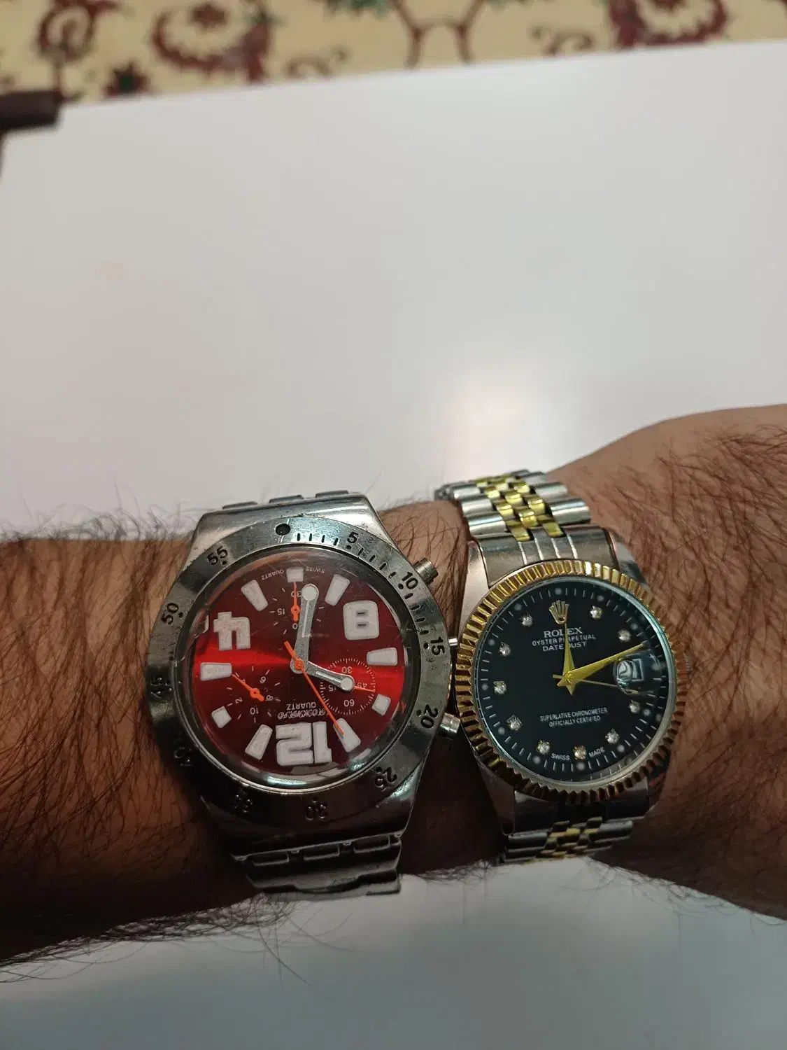 ساعت قدیمی سواچ و رولکس|ساعت|کرج, عظیمیه|دیوار