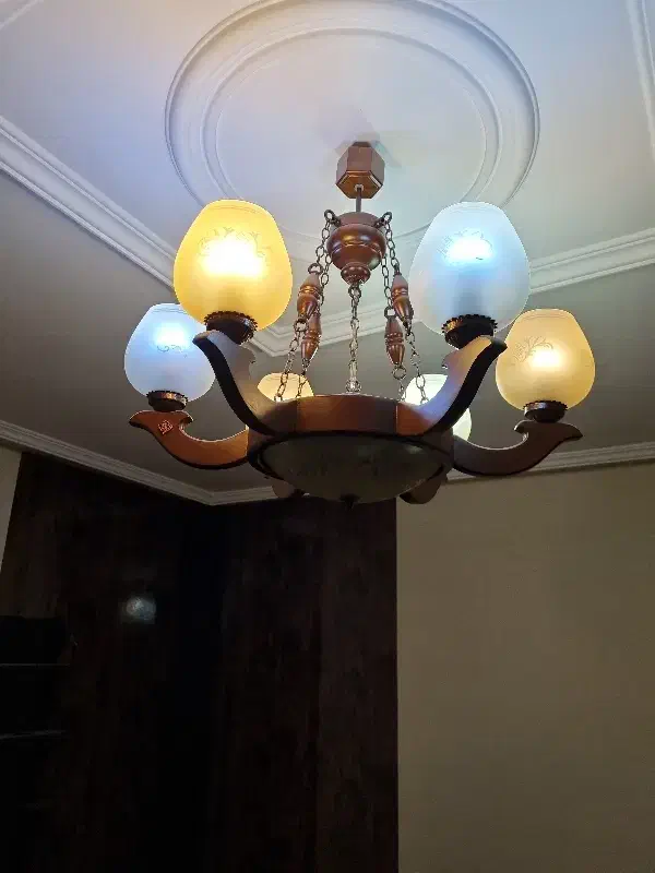 لوستر چوبی|لوستر و چراغ آویز|کرج, کیانمهر|دیوار