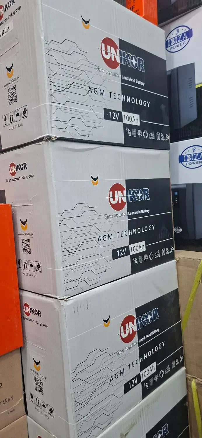 باطری 100 آمپر یو پی اس با 18 ماه گارانتی جشواره|قطعات و لوازم جانبی رایانه|مشهد, هفده شهریور|دیوار