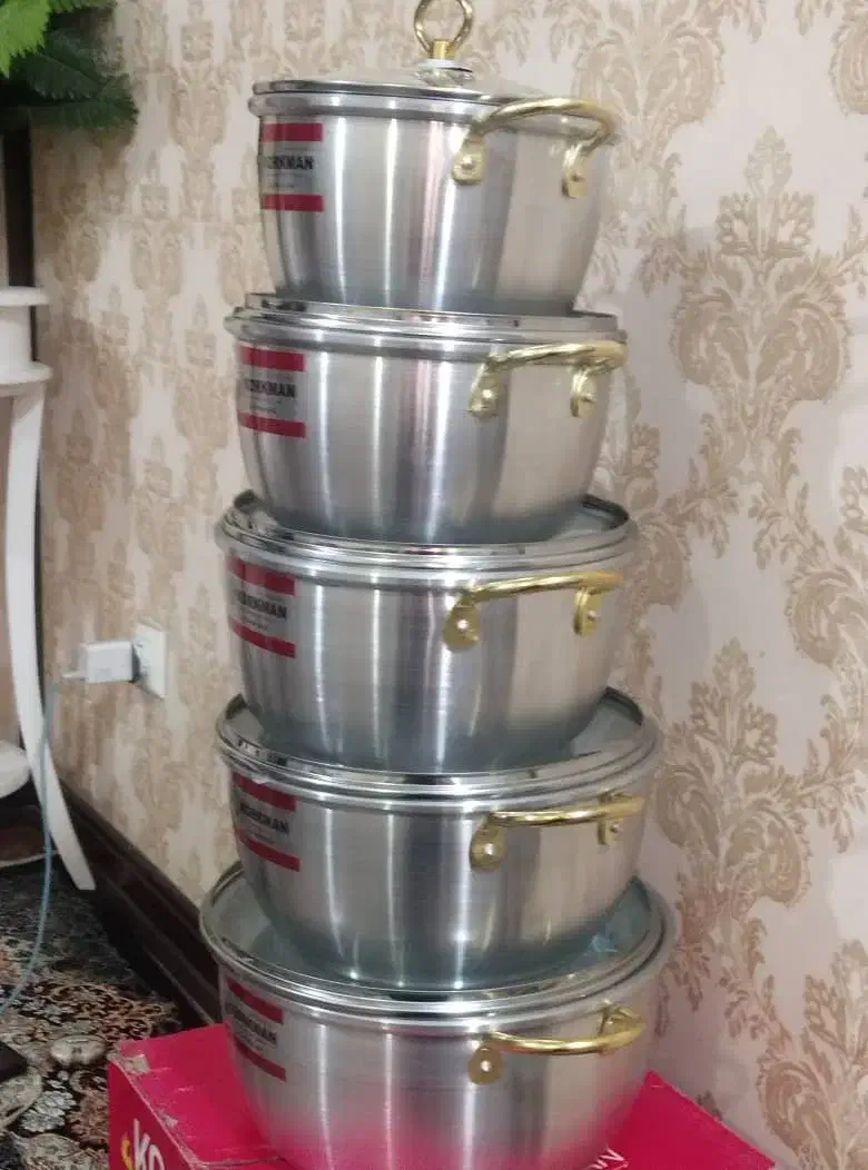 سرویس قابلمه روحی جنس اعلا درجه یک|ظروف پخت‌وپز|خرمشهر, |دیوار