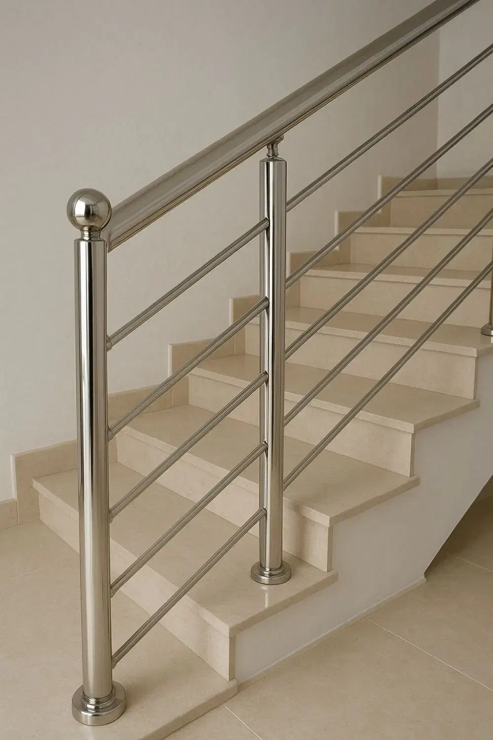 نرده استیل راه پله و بالکن|خدمات پیشه و مهارت|اردبیل, |دیوار