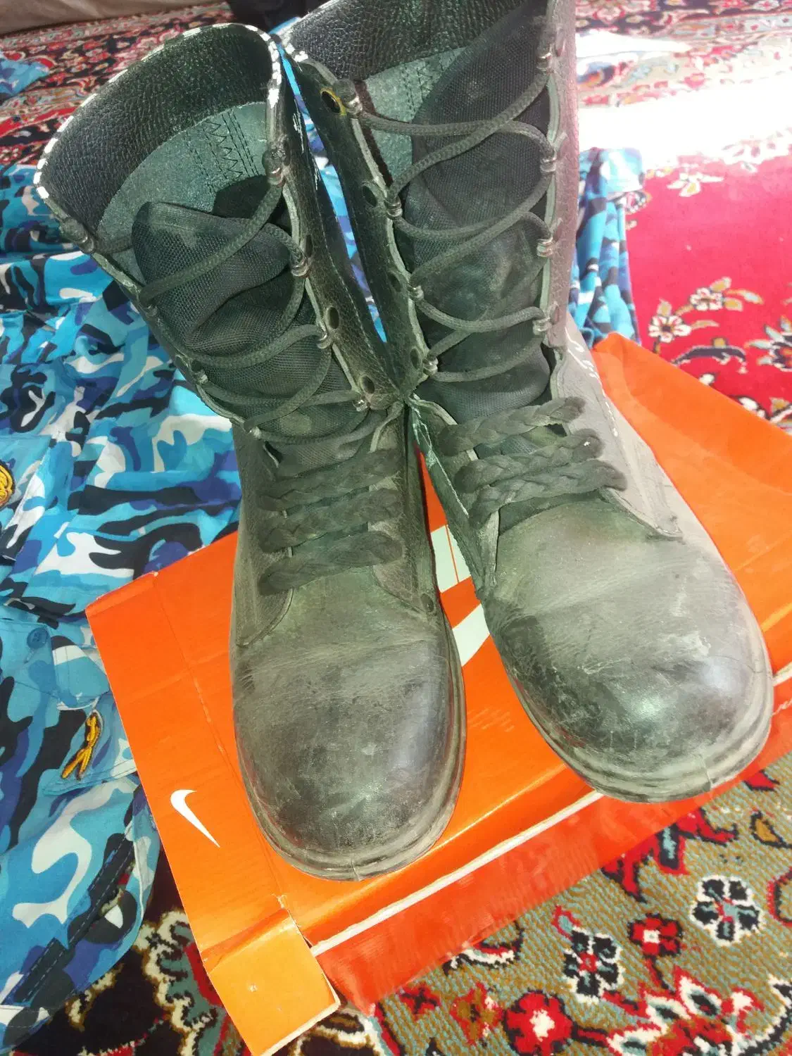 لباس نیرو هوایی و پوتین|کیف، کفش، کمربند|اصفهان, ملاصدرا|دیوار