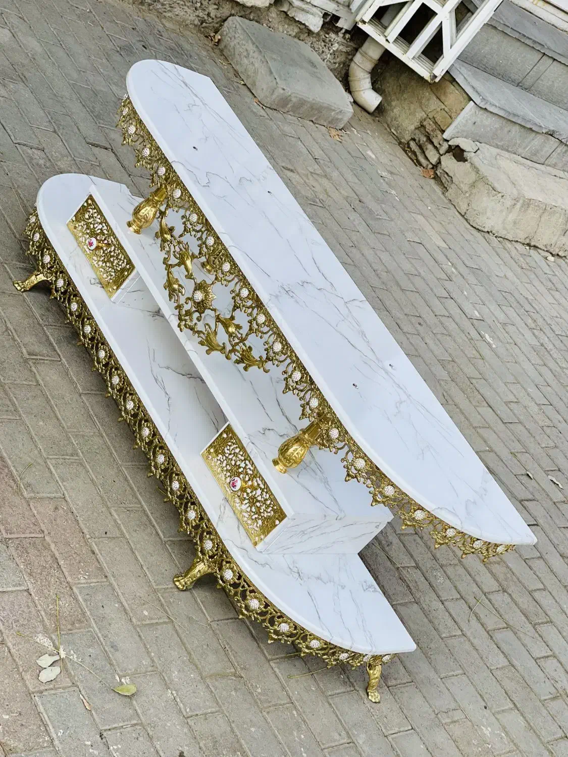 میز تی وی طرح امپراطور برنز سایز 150|میز تلویزیون|همدان, |دیوار