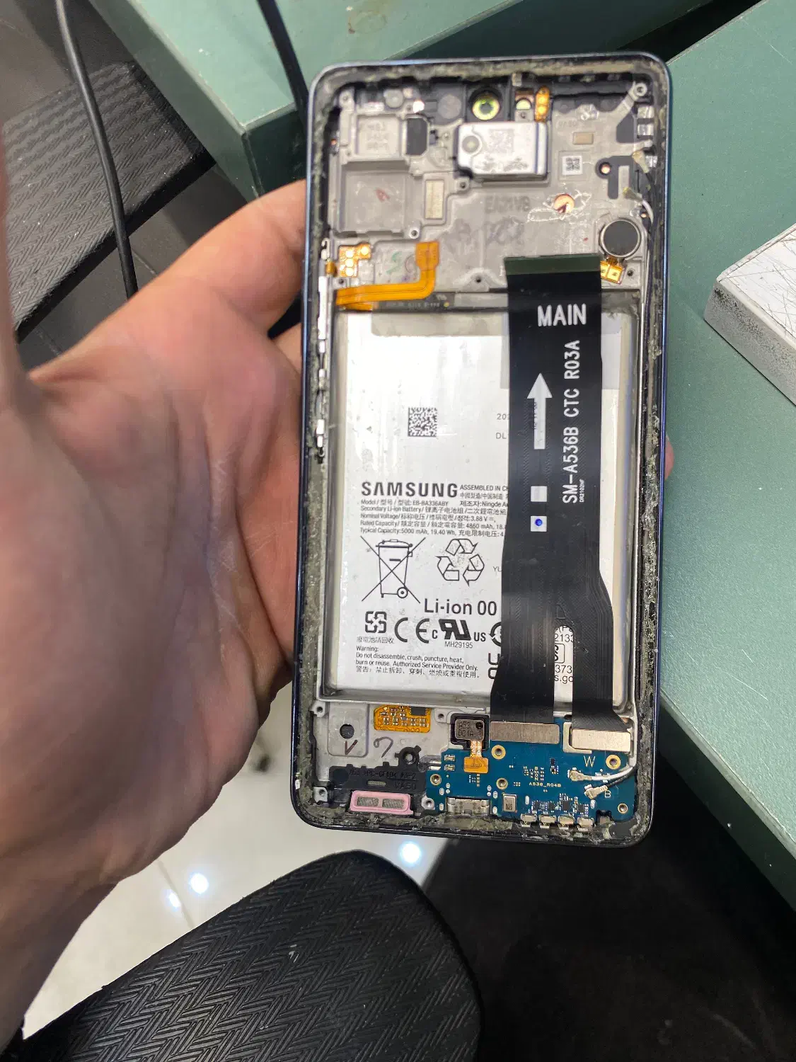 ال سی دی با فریم a53 رو‌کاری اصل 5G|لوازم جانبی موبایل و تبلت|هشتگرد, شهرک ولیعصر (مصلی)|دیوار