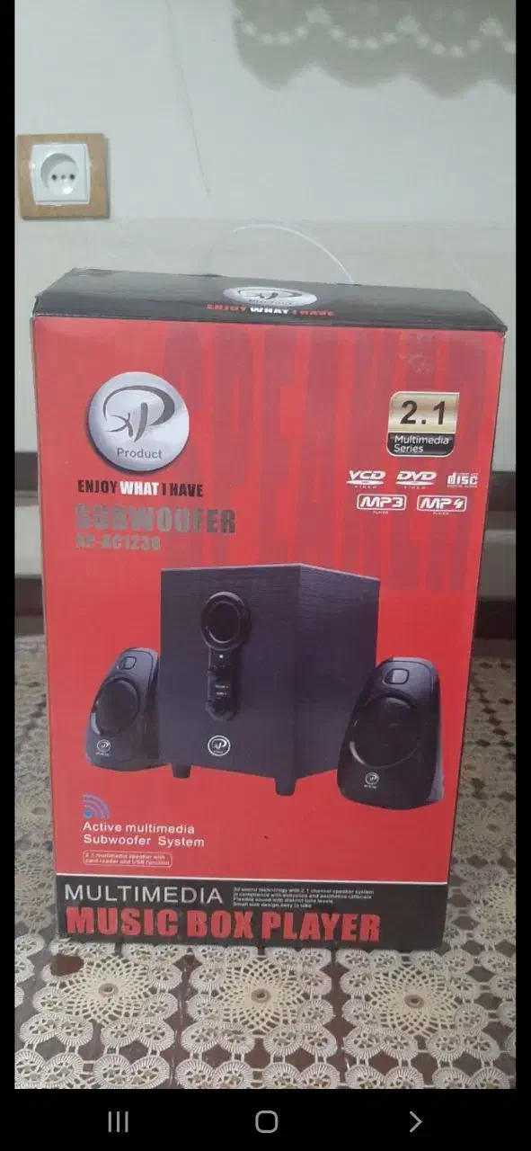 اسپیکر کامپیوتر سه تیکه بدون بلوتوث|صوتی و تصویری|نصر آباد, |دیوار