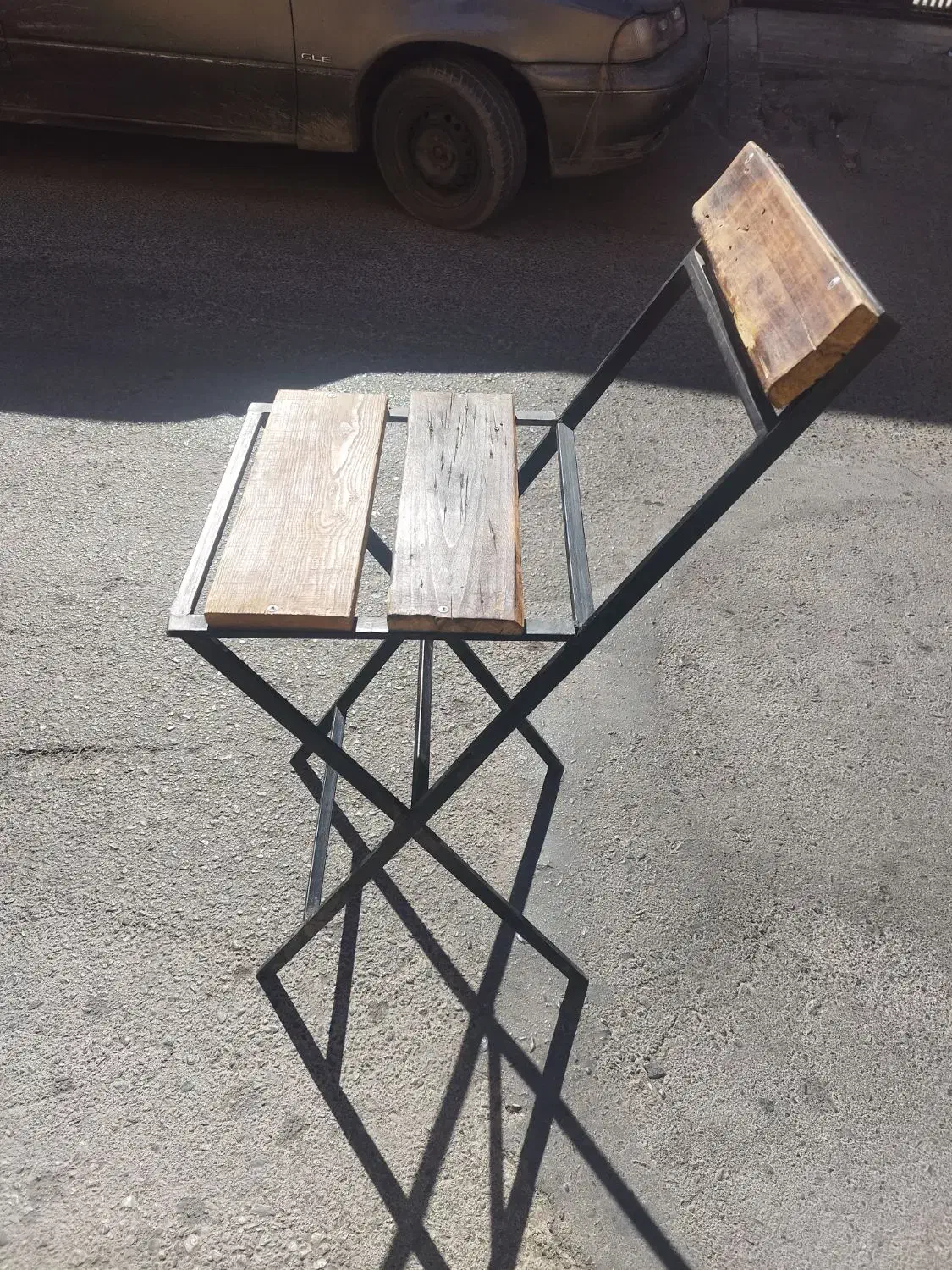 صندلی آهنی بار|صندلی و نیمکت|کرمان, |دیوار