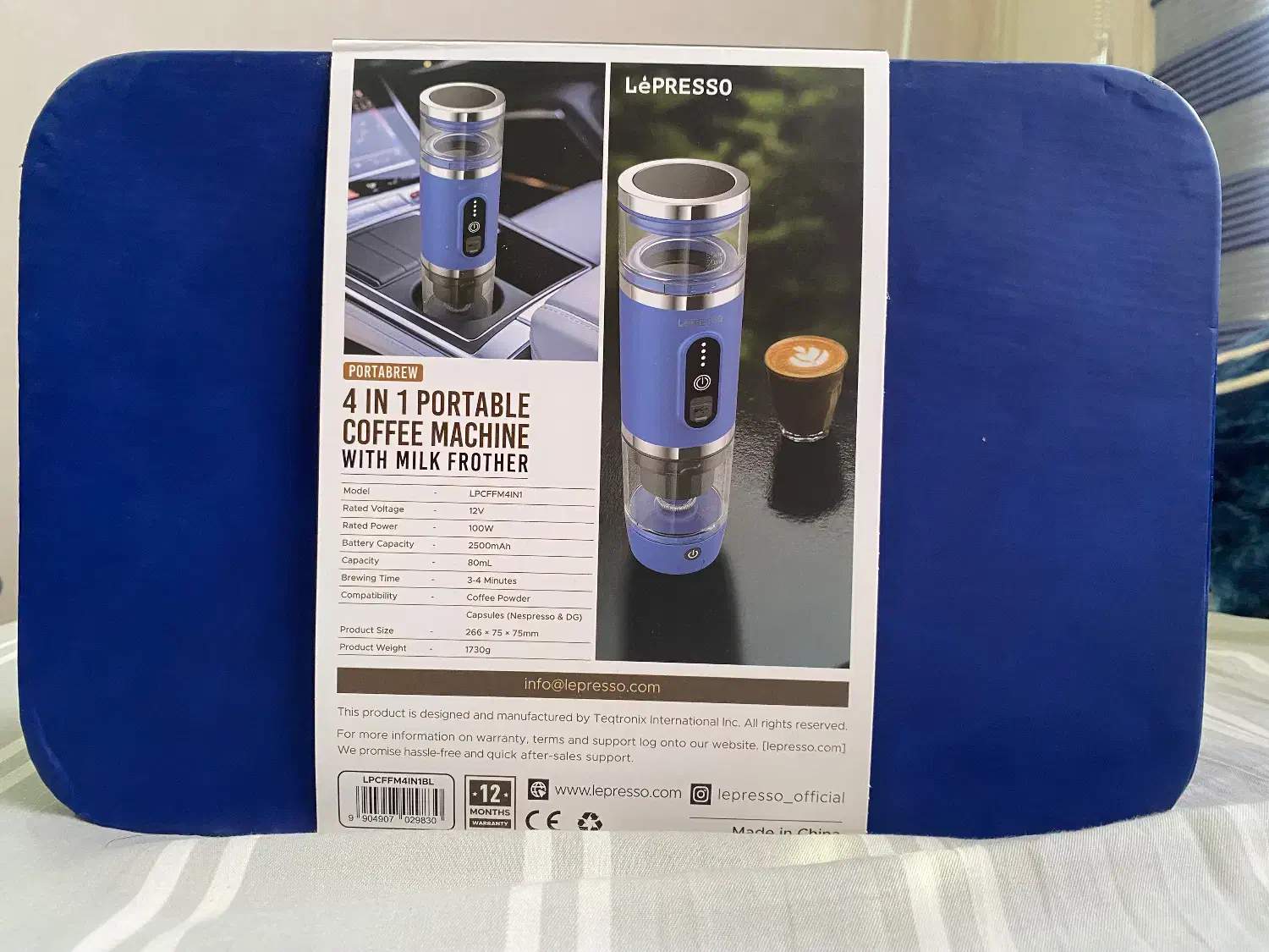 اسپرسوساز (قهوه ساز) سفری لپرسو مدل کف ساز|سماور، چایساز، قهوهساز|کرج, کوی ایثار|دیوار