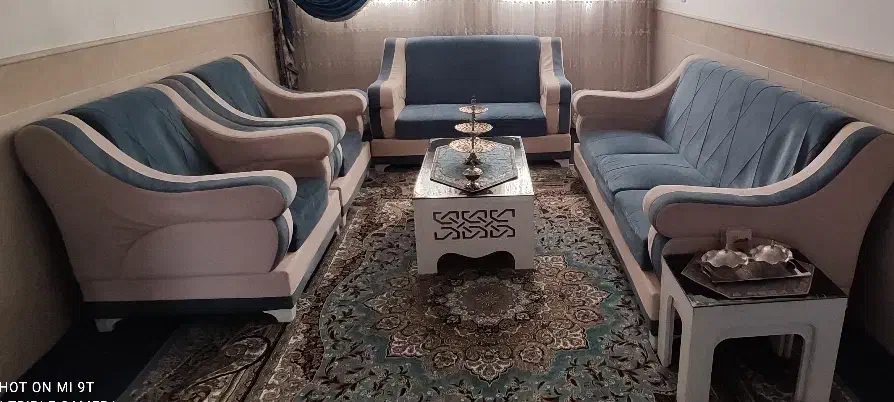 مبل راحتی فیروزه|مبلمان خانگی و میز عسلی|قم, نیروگاه|دیوار
