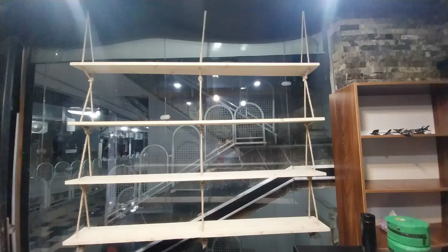 شلف چوبی|کتابخانه، شلف، قفسههای دیواری|فریدونکنار, |دیوار