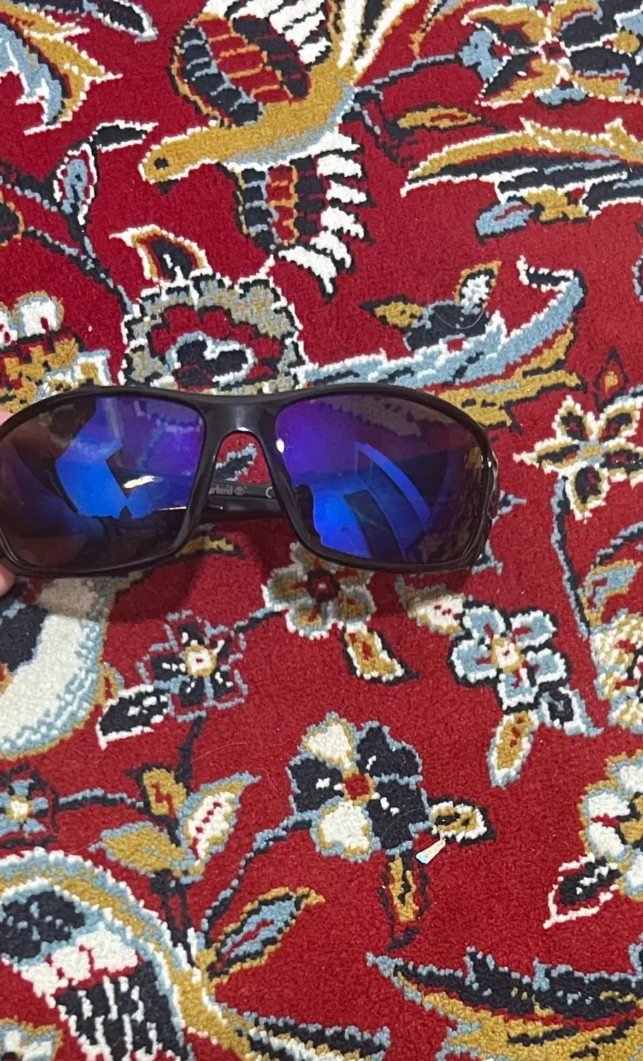 عینک آفتابی ورزشی با لنز آینه‌ای آبی|زیورآلات و اکسسوری|شیراز, جوادیه|دیوار