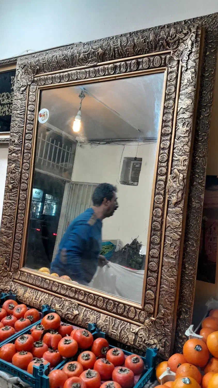 اینه تکی گل کاری|آینه|مشهد, شهید مطهری|دیوار