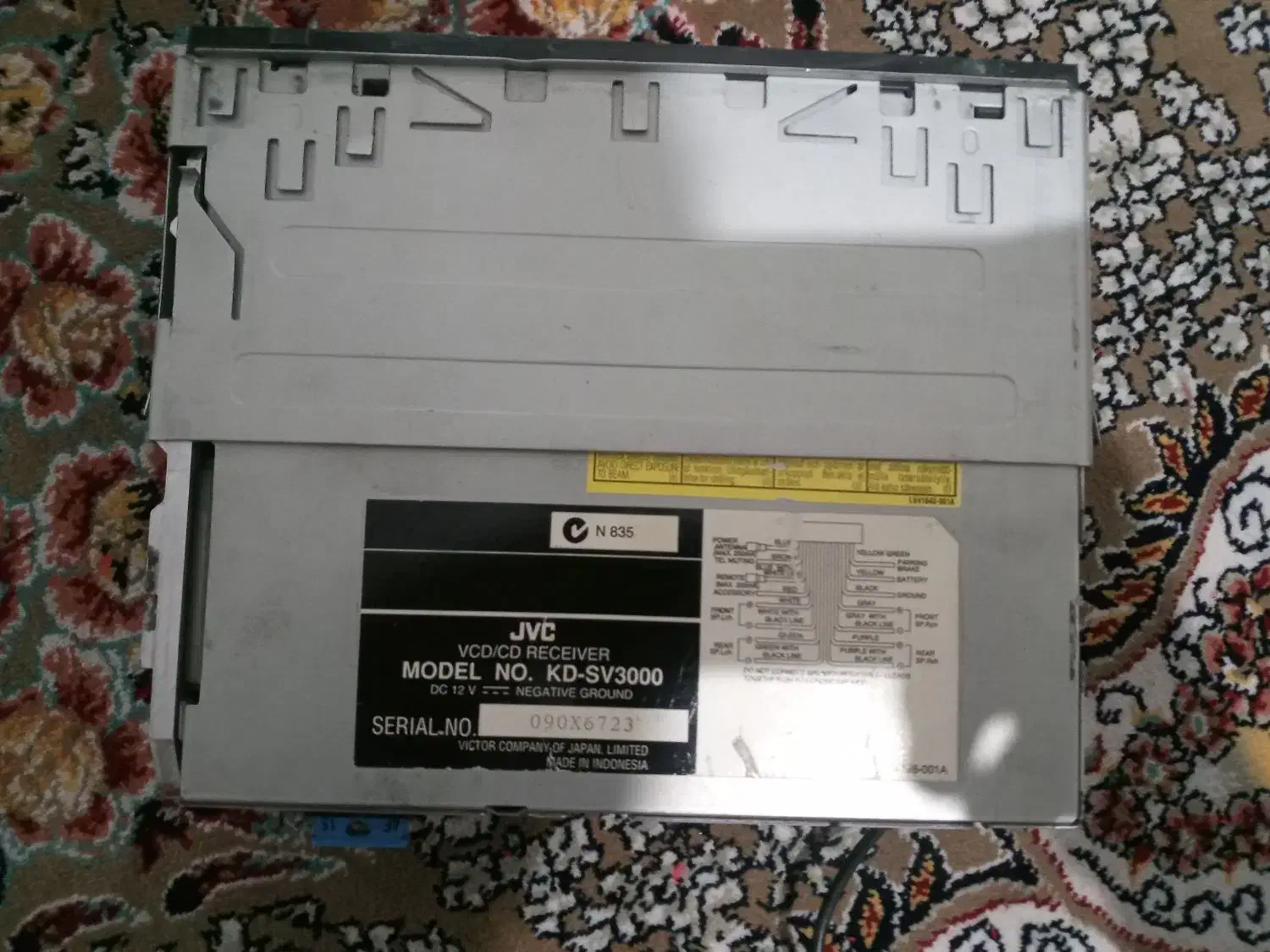 ظبط jvc میدرنج مدل  بلک پاور۸اینچ باندپایونر۶۹۷۳|قطعات یدکی و لوازم جانبی|فولادشهر, B7|دیوار