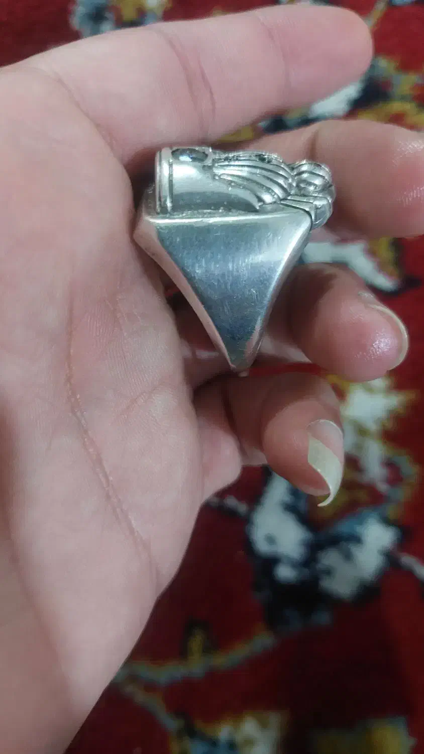 زنجیر و انگشتر نقره کلکسیونی|جواهرات|اهواز, حصیرآباد|دیوار