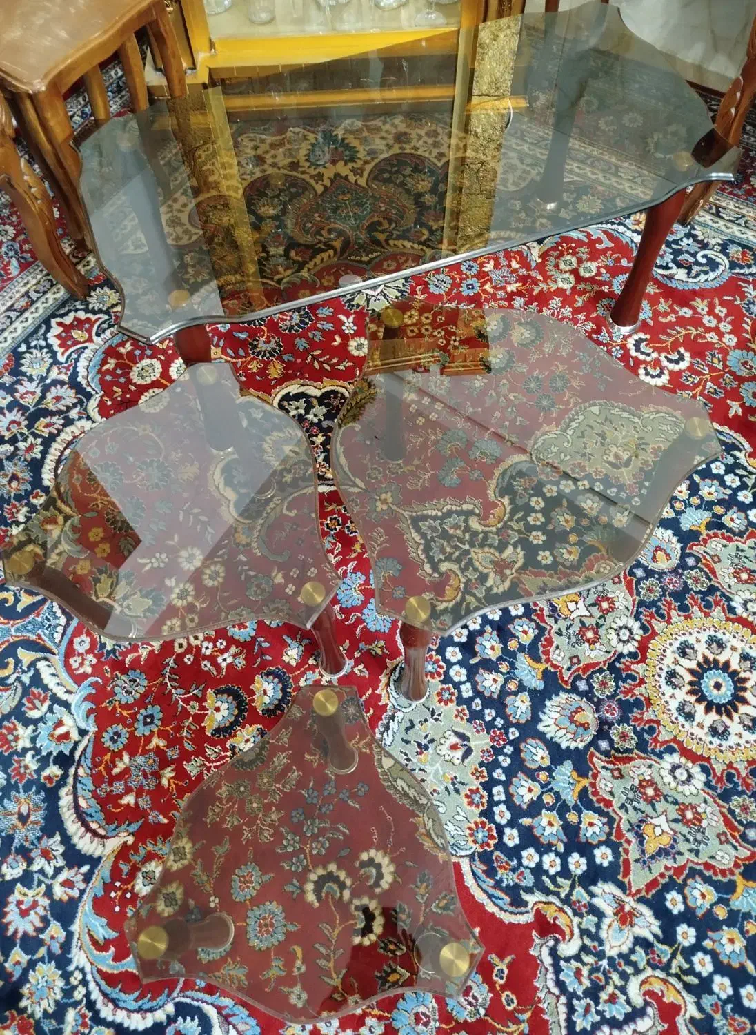 جلو مبلی میز عسلی بزرگ و کوچک|مبلمان خانگی و میز عسلی|یزد, |دیوار