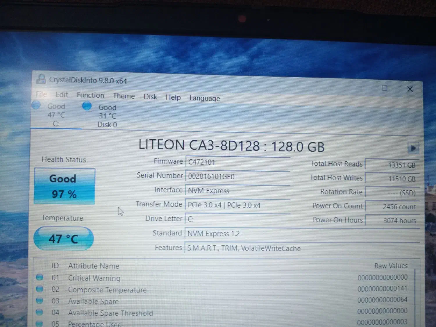 ssd m2 NVMe 128g|قطعات و لوازم جانبی رایانه|قشم, |دیوار