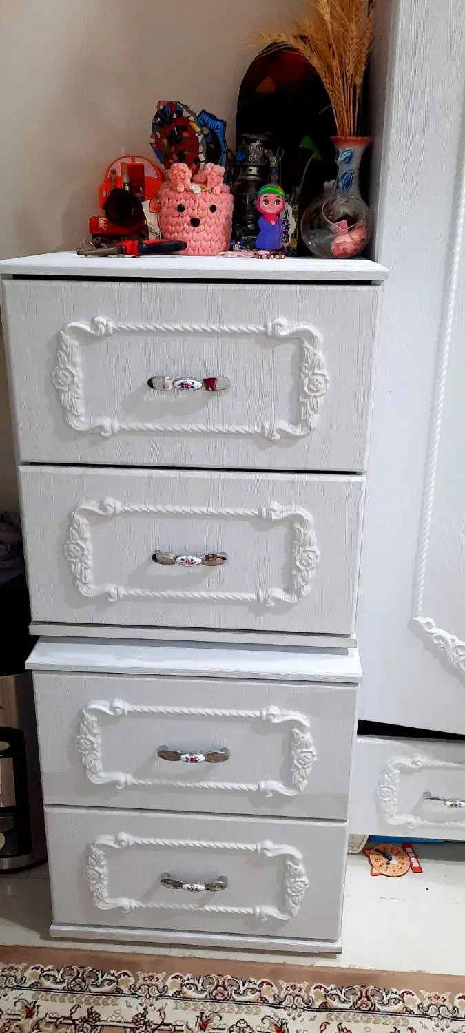 تخت کمد ویترین|تخت و سرویس خواب|ری, دولتآباد|دیوار