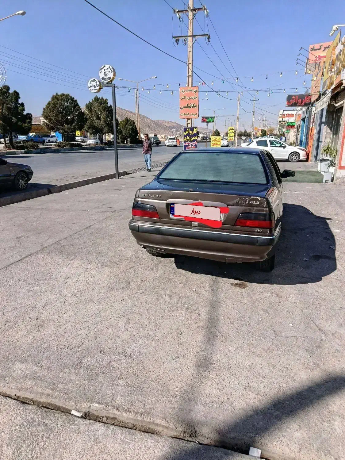 پژو مدل 83رنگ قهوهای|خودرو سواری و وانت|صدرا-فارس, فاز ۱|دیوار