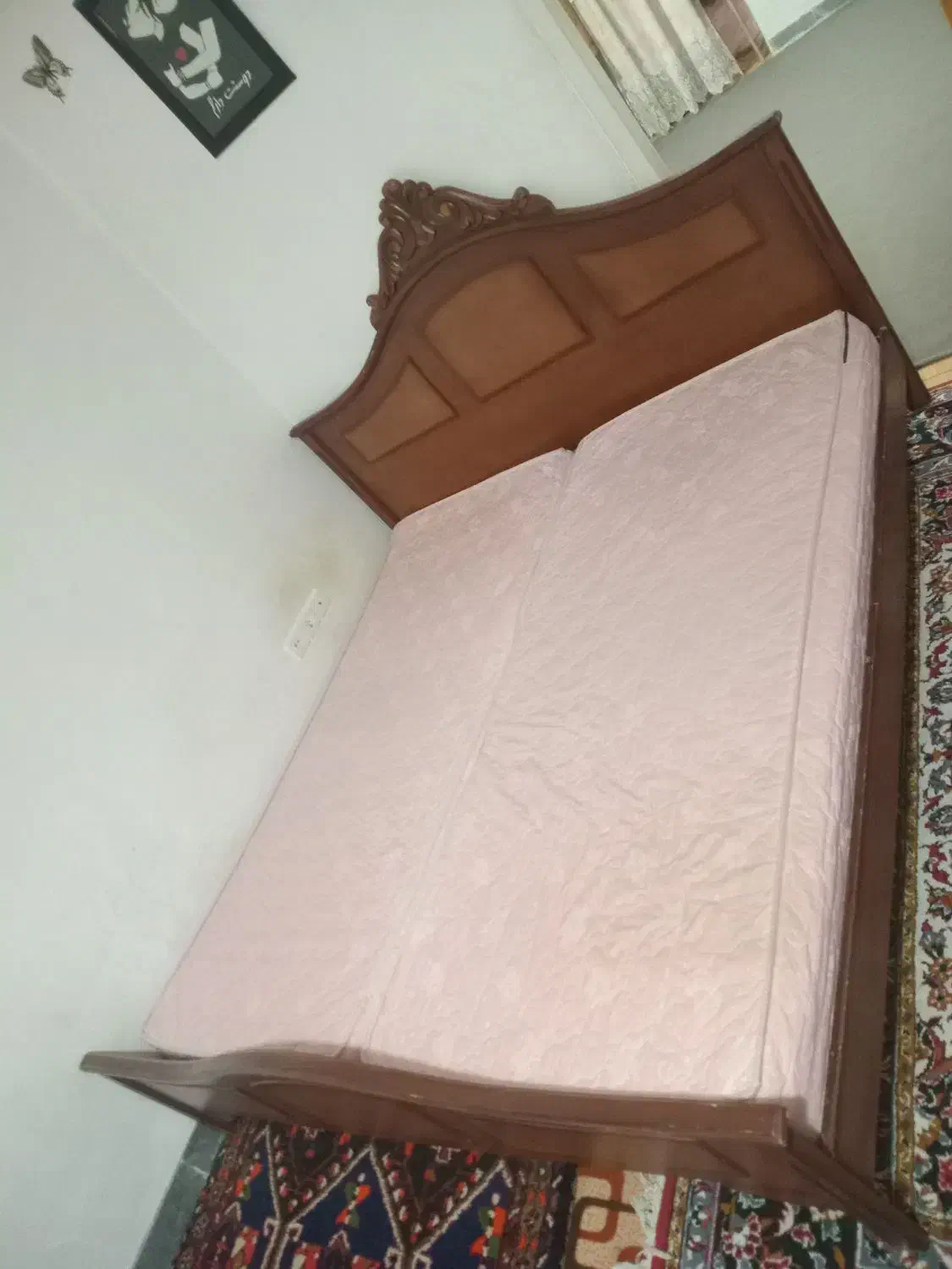 تختخواب دو نفره فروشی|تخت و سرویس خواب|تبریز, |دیوار