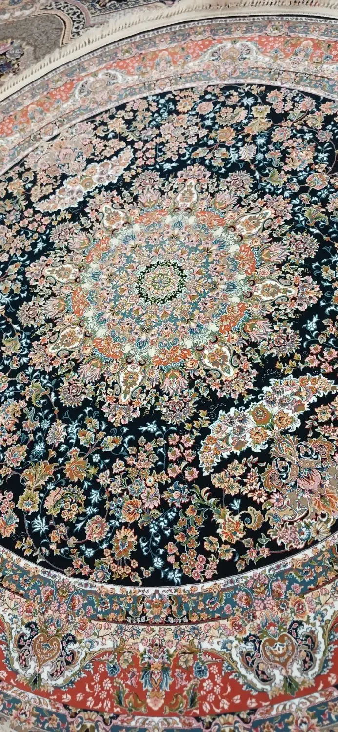 فرش گرد ۲×۲|فرش|مبارکه, |دیوار