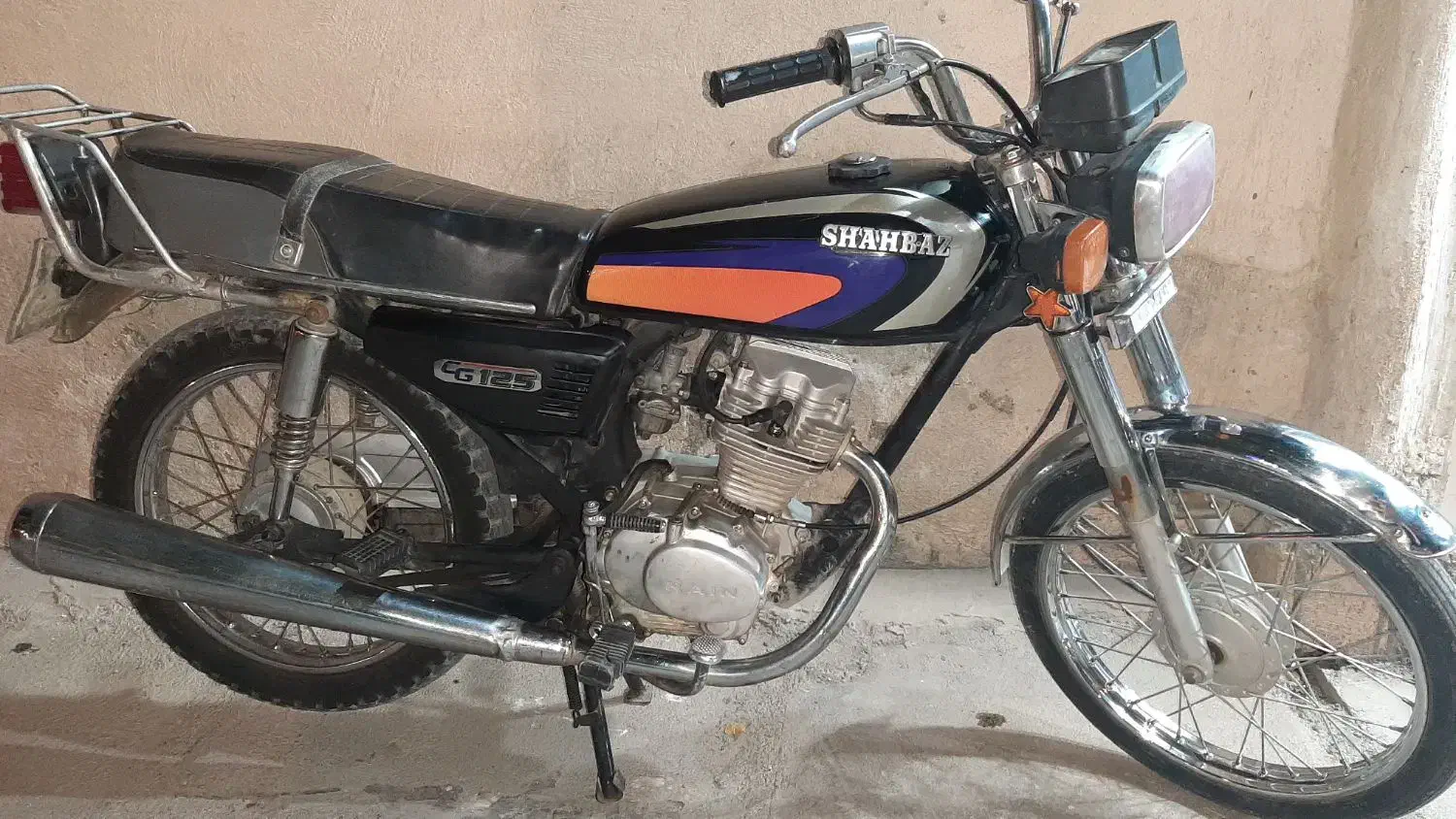 موتور ۱۲۵ مزایده تمیز و مرتب|موتورسیکلت|شیراز, میانرود|دیوار