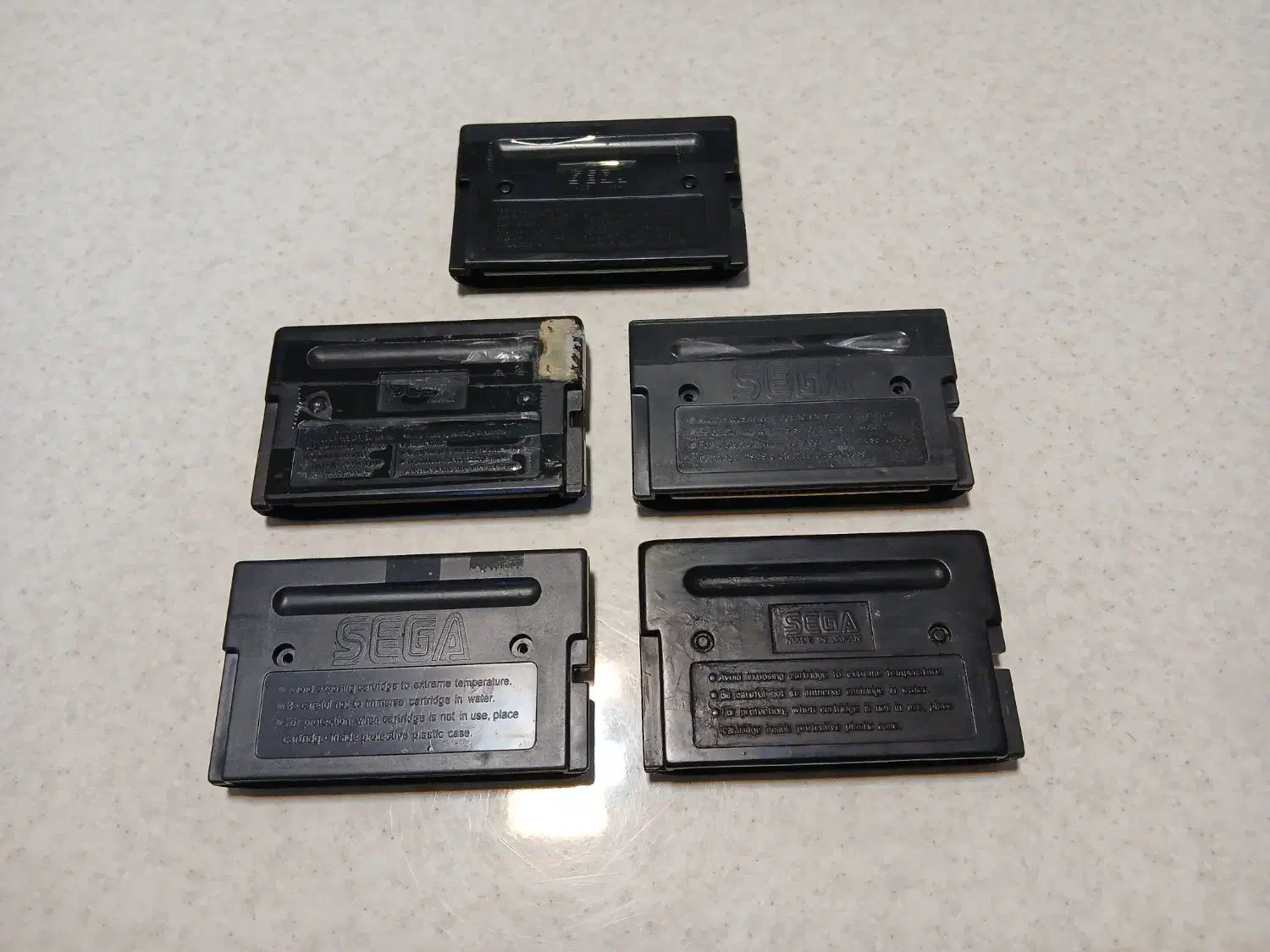 ۵ عدد  کارتریج بازی سگا|کنسول، بازی ویدئویی و آنلاین|رشت, بلوار گیلان|دیوار