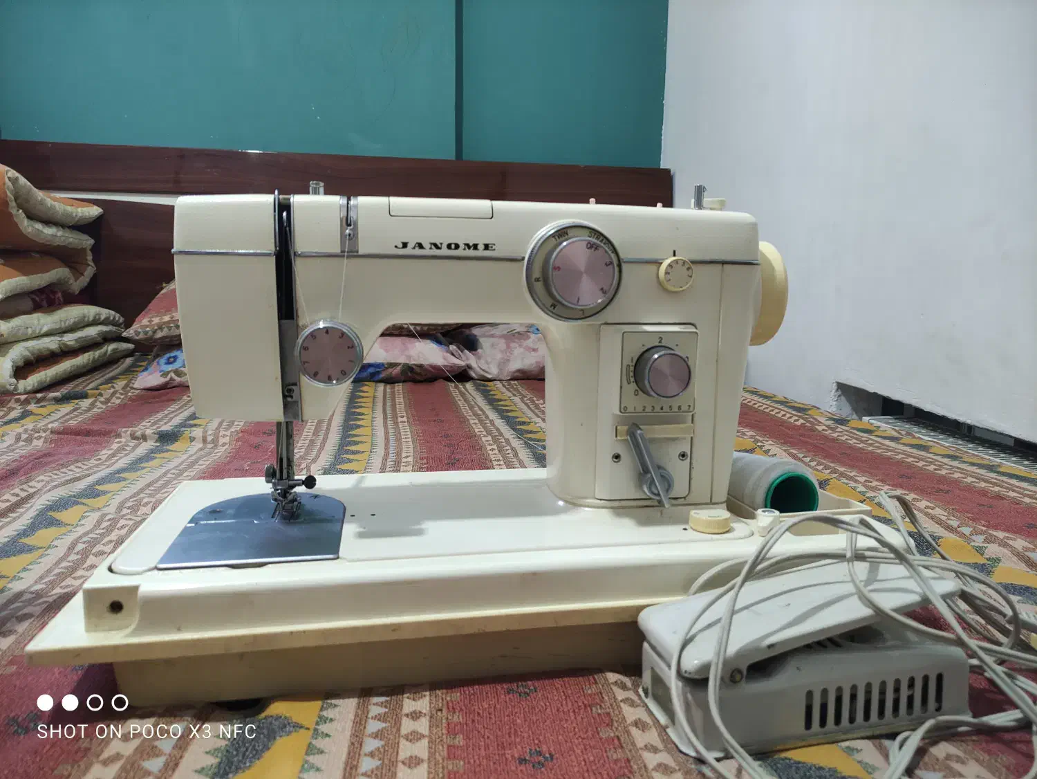 چرخ خیاطی ژانومه 802|چرخ خیاطی و ریسندگی|محمدشهر, همایون ویلا|دیوار