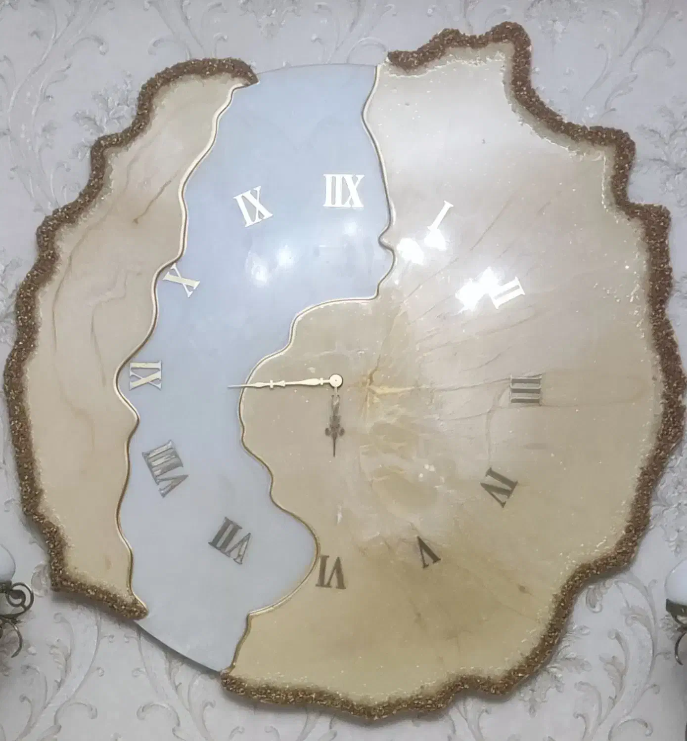 ساعت رزین|ساعت دیواری و تزئینی|رودهن, |دیوار