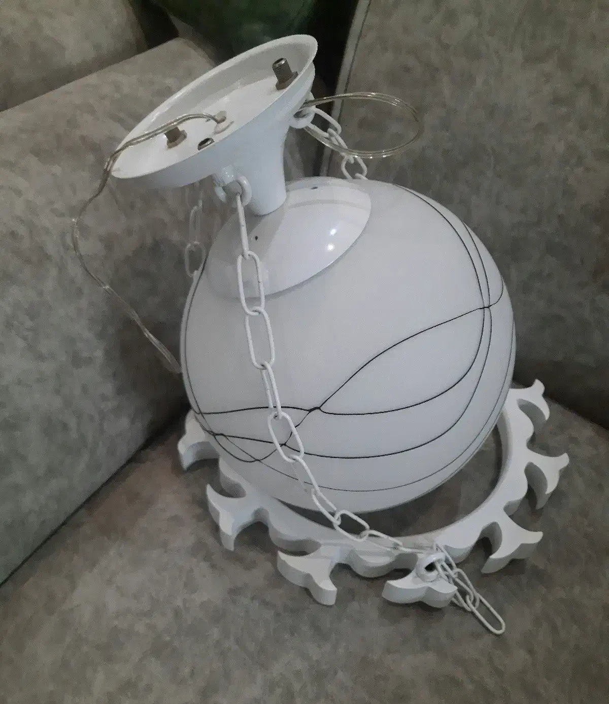 لوستر طرح خورشید|لوستر و چراغ آویز|پرند, فاز ۶|دیوار