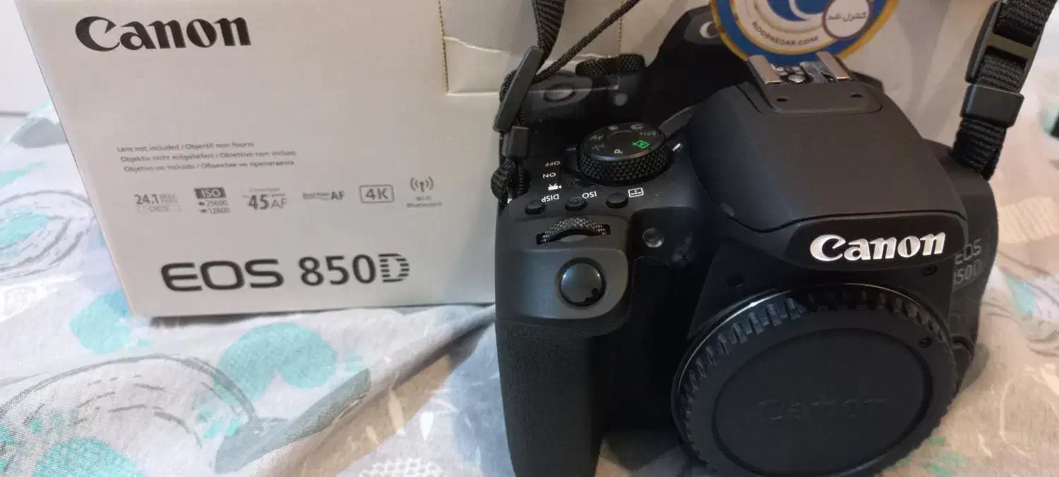 دوربین کانن 850d به همراه لنز پورتره 50f1.4|دوربین عکاسی و فیلم‌برداری|بندرعباس, |دیوار