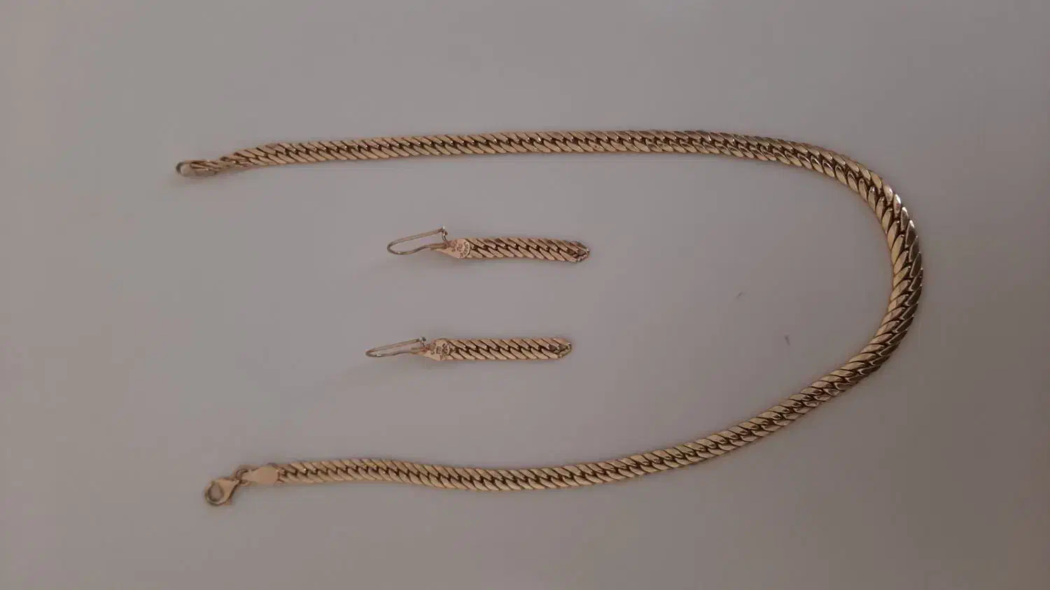 گردنبند و گوشواره طلا|جواهرات|بیرجند, |دیوار