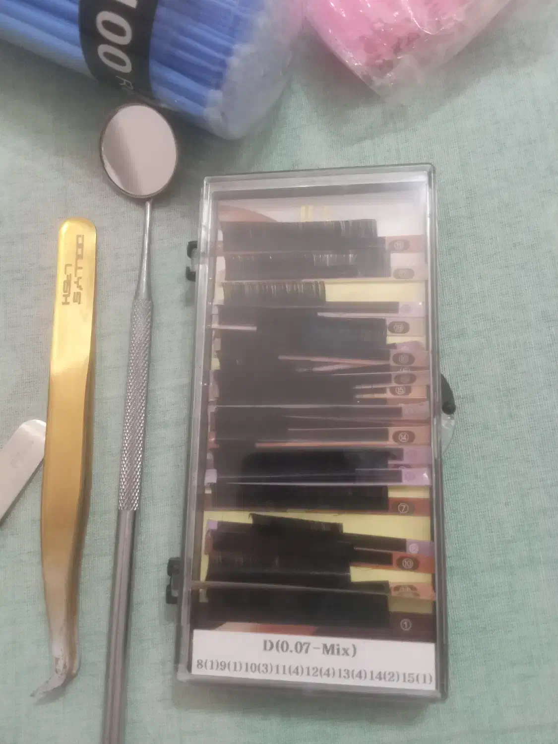 وسایل اکستنشن مژه در حد نو|آرایشگاه و سالن‌های زیبایی|آستارا, |دیوار