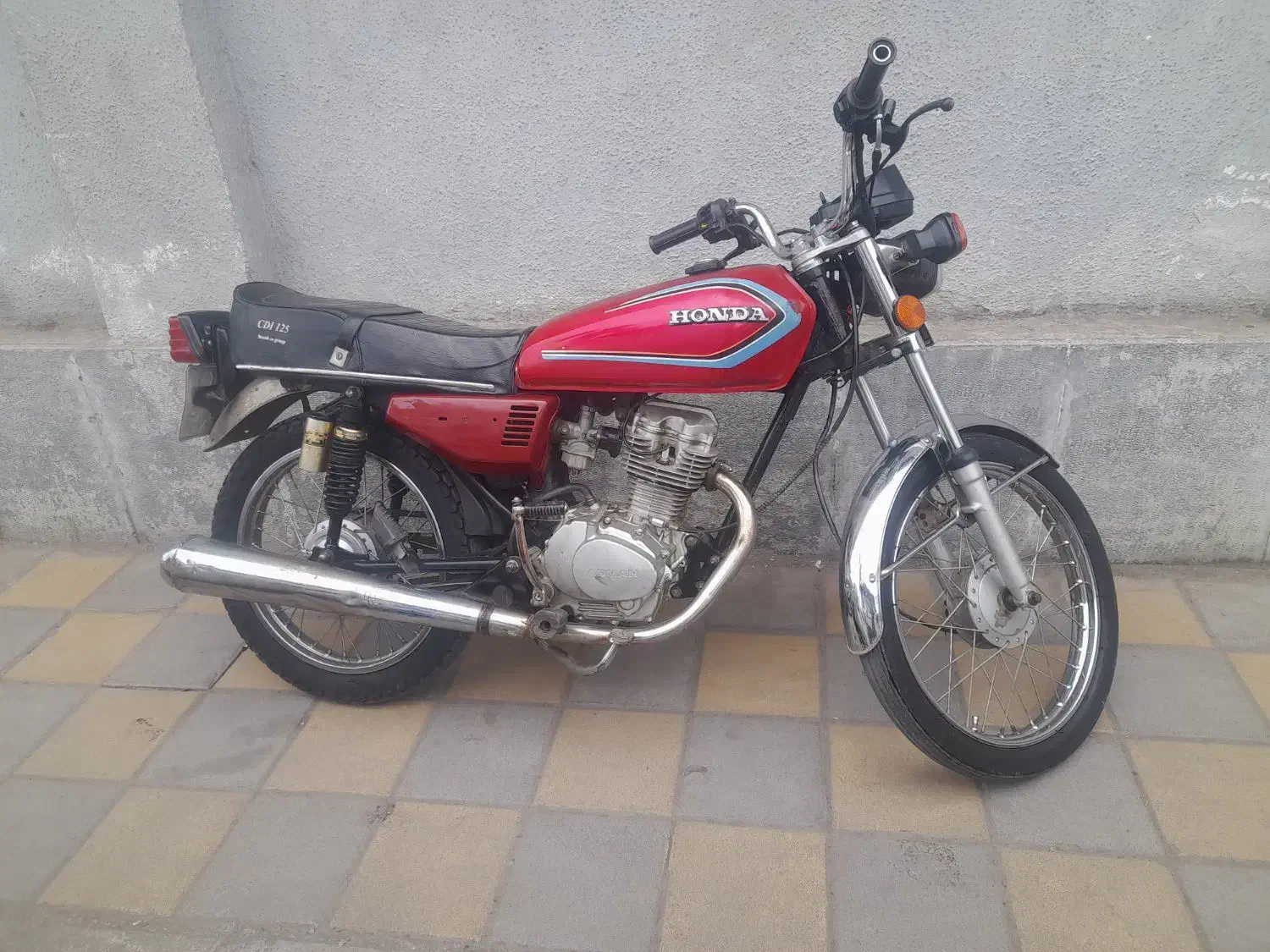 هوندا هندا پلاک ایران سند بنام پنج دنده|موتورسیکلت|رشت, یخسازی|دیوار