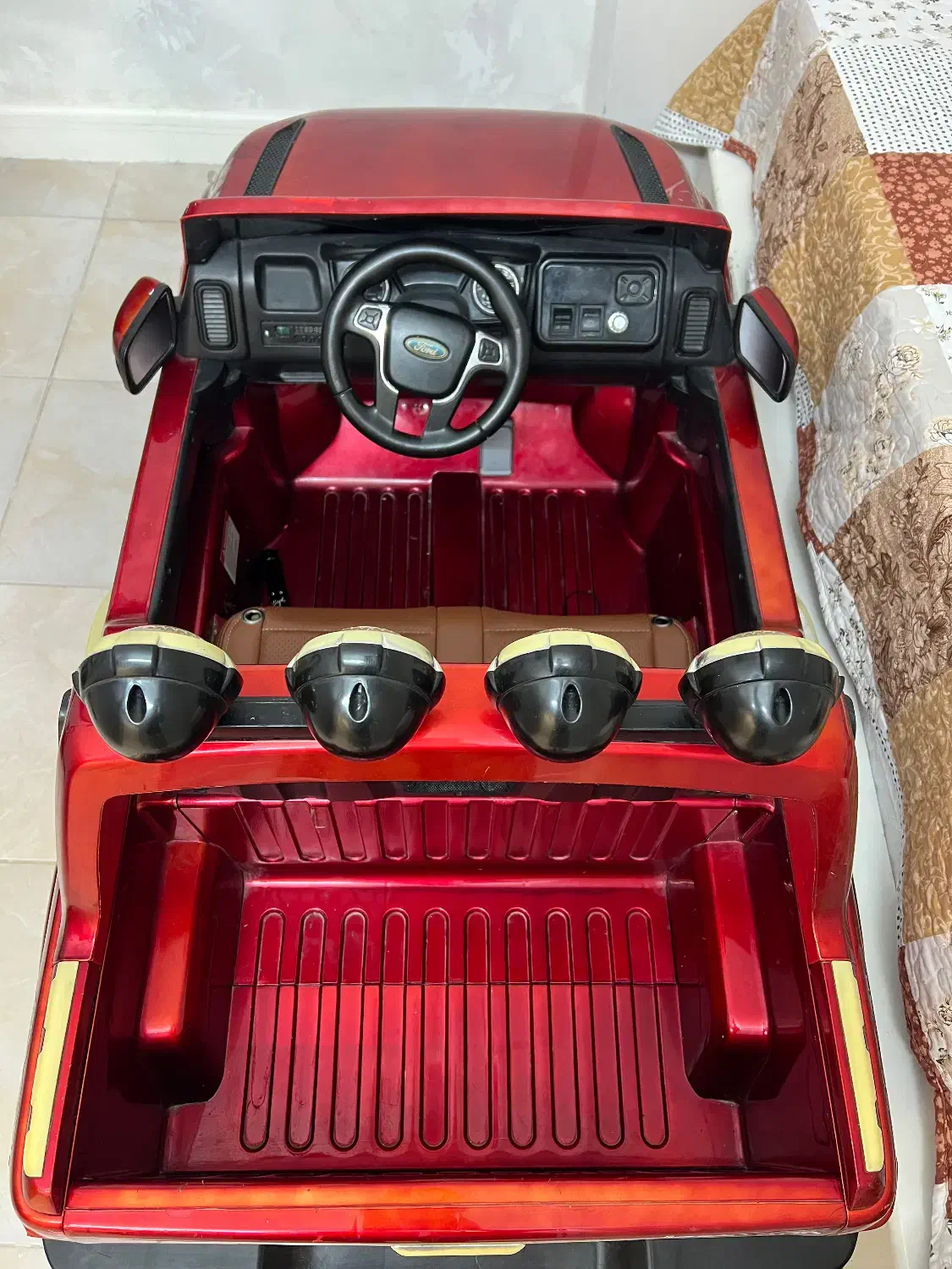 ماشین شارژی سایز بزرگ آفرودی فورد|اسباب‌بازی بچه|خمینی‌شهر, |دیوار