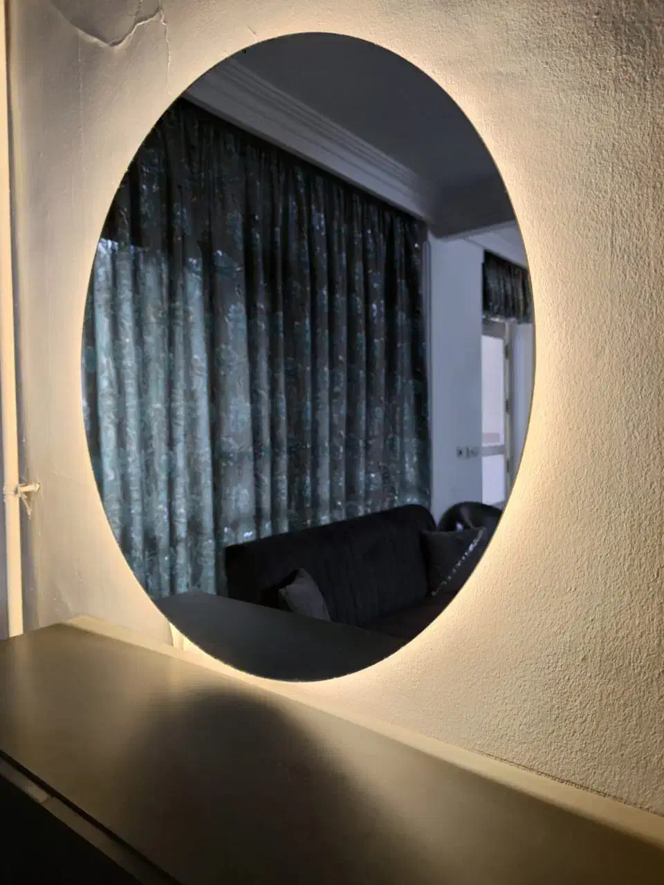 آینه قدی نورمخفی|آینه|مشهد, طلاب|دیوار