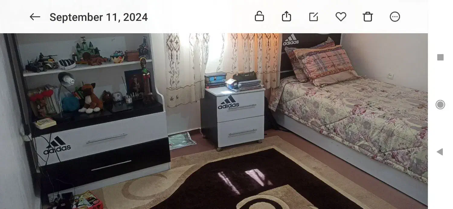 تخت نوجوان|تخت و سرویس خواب|شاهین دژ, |دیوار