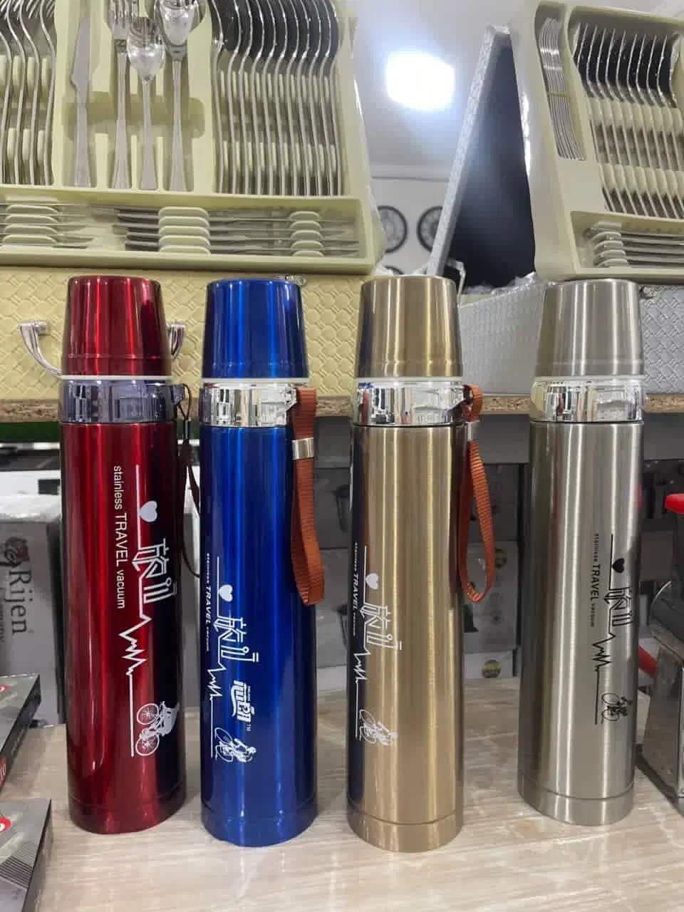 فلاکس 1 لیتری استیل|ظروف نگهدارنده، پلاستیکی، یک‌بارمصرف|آذرشهر, |دیوار