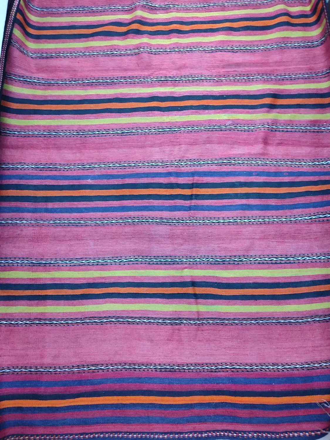 گلیم پشمی دستبافت قدیمی|گلیم، جاجیم، گبه|شاندیز, |دیوار