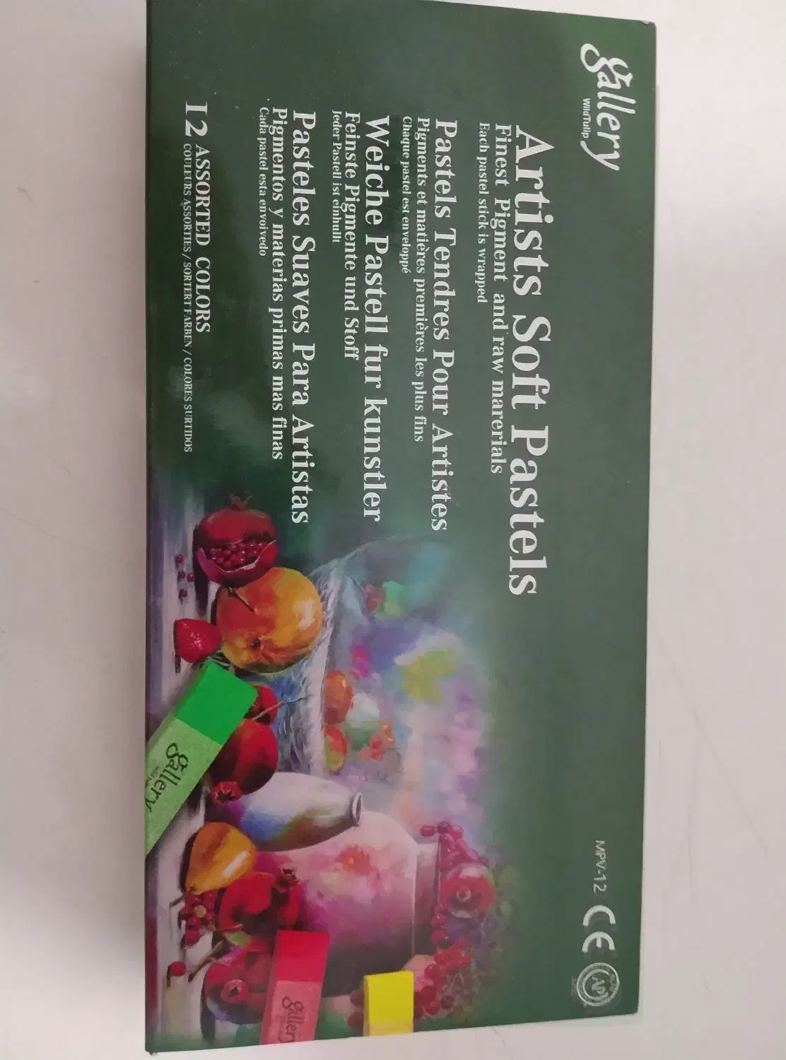 پاستل گچی 12رنگ گالری|لوازم التحریر|سقز, |دیوار