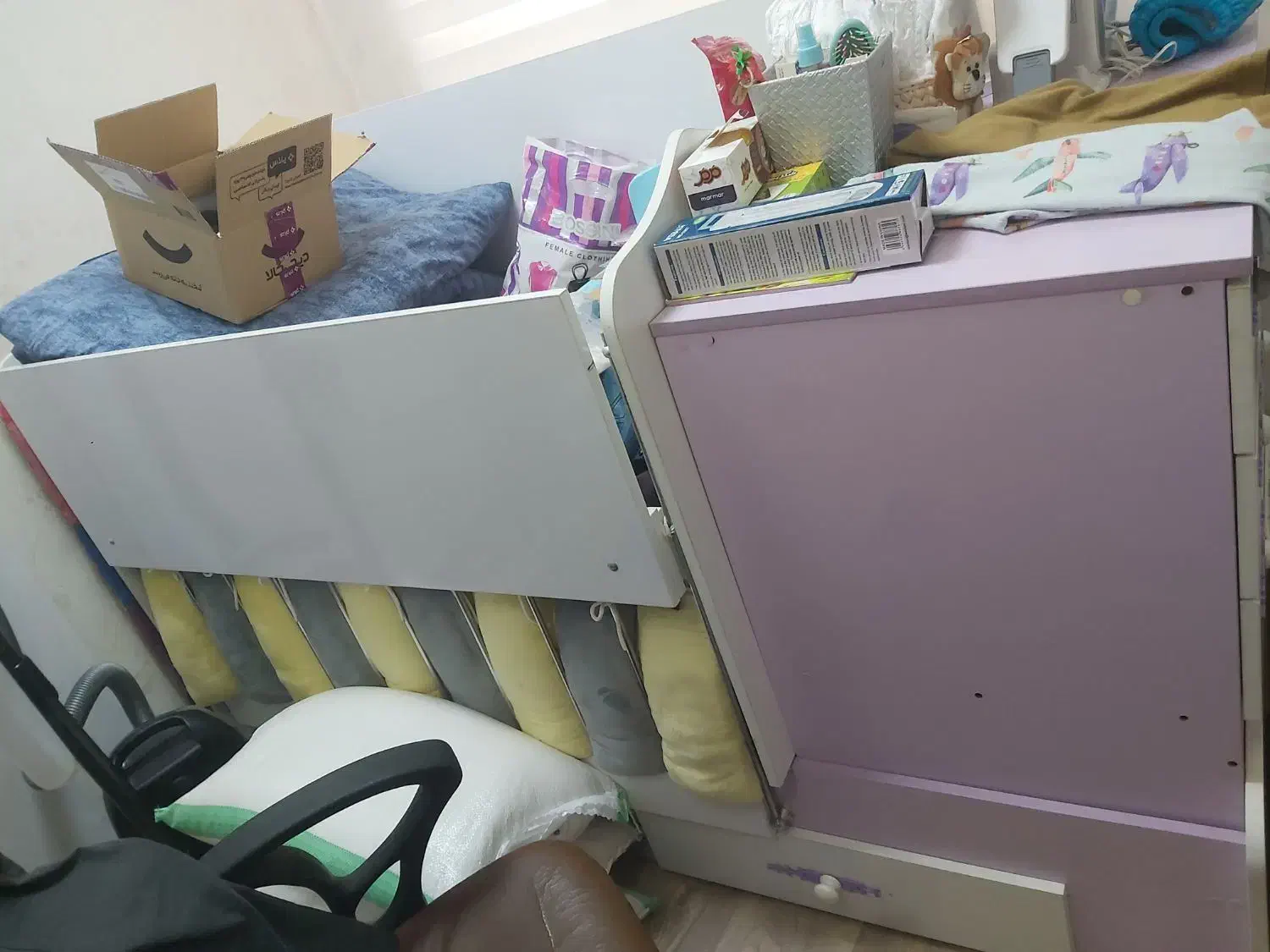 تخت کودک|تخت و صندلی بچه|رشت, چله خانه|دیوار