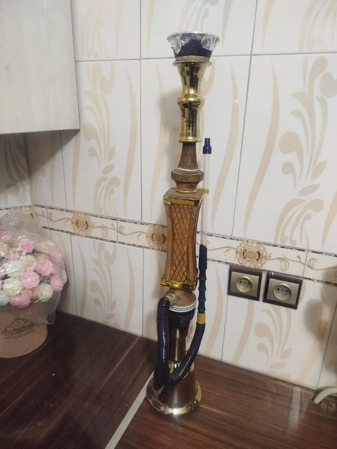 قلیان چوبی دوسیب|کلکسیون و سرگرمی|رباطکریم, الارد|دیوار