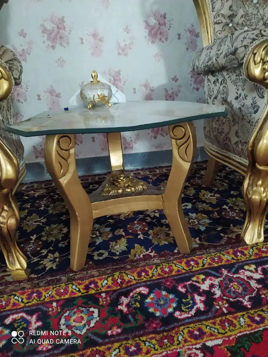 مبل ۹ نفره به همراه جلو مبلی|مبلمان خانگی و میز عسلی|اهر, |دیوار