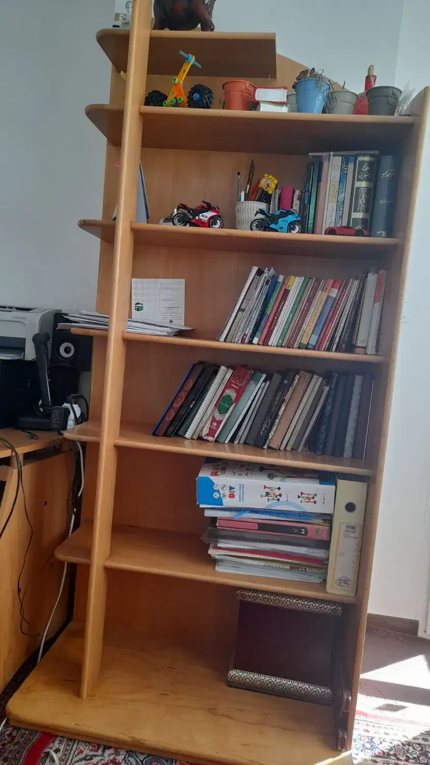 کتابخانه و میز تحریر برند بهکار چوب|میز تحریر و کامپیوتر|ری, شهید بهشتی|دیوار