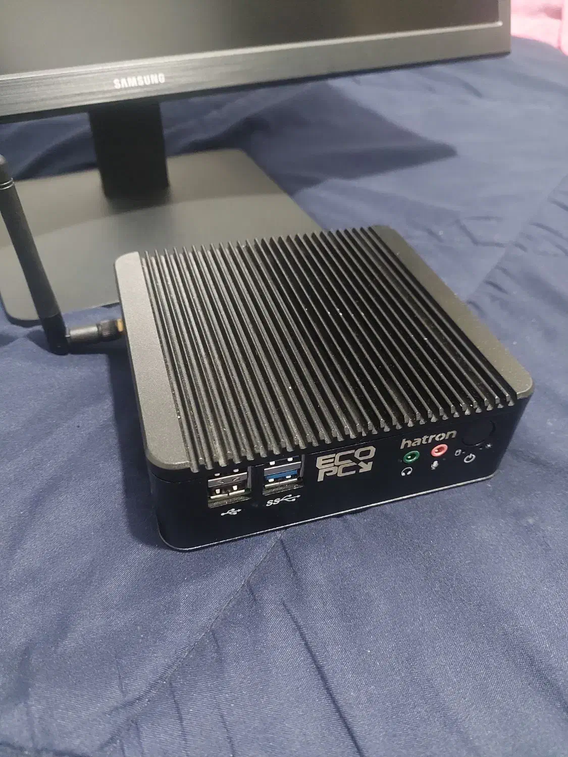 mini pc کامپیوتر مینی هترون با مانیتور کامل در حد|رایانه رومیزی|کرج, ساماندهی|دیوار