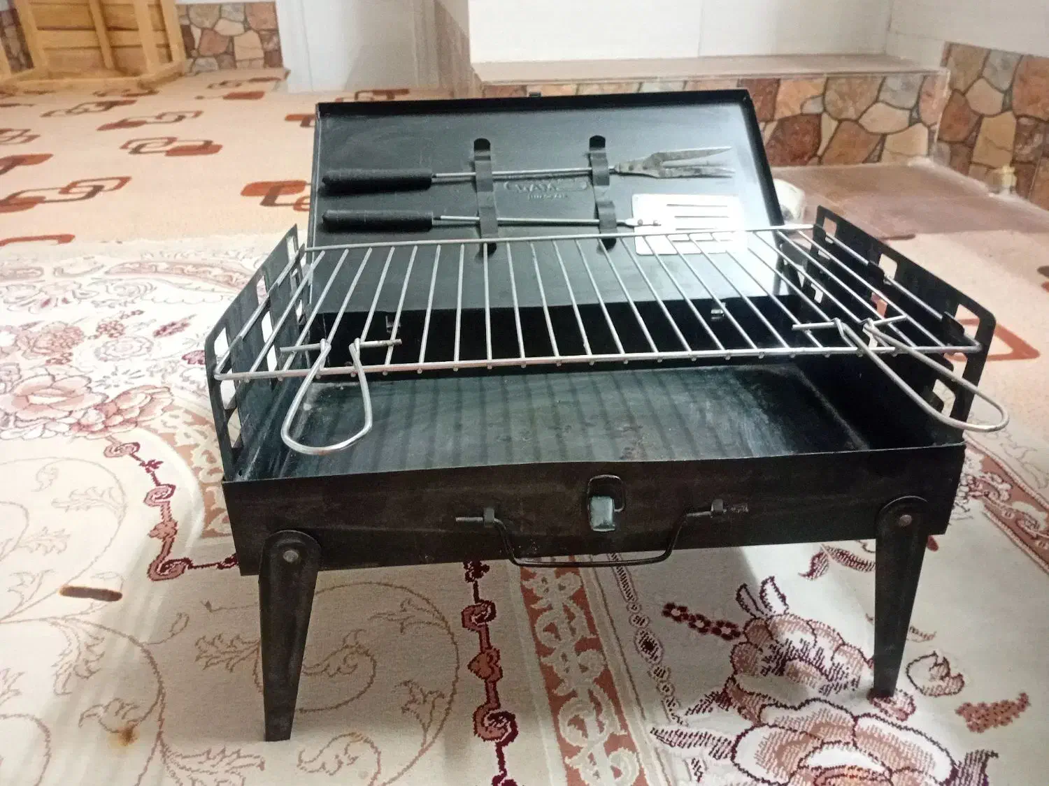 منقل ذغالی مسافرتی|اجاق گاز و لوازم برقی پخت‌وپز|کاشان, باغ ماجد|دیوار